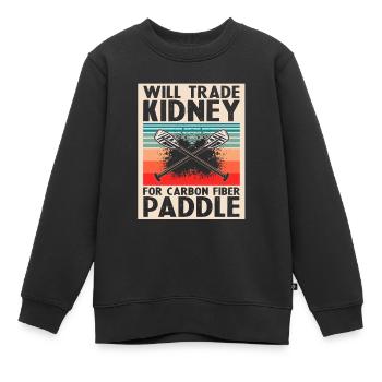 Bateau-dragon et équipage de bateau-dragon - Sweat Premium enfant bio - noir - Devant - AI Model Kid Female (0cm)