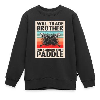 Entraîneur de bateau-dragon et bateau-dragon - Sweat Premium enfant bio - noir - Devant - AI Model Kid Female (0cm)