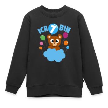 Teddybär Geburtstagshirt 5 Jahre Junge Geschenk - Kinder Premium Organic Sweatshirt - Schwarz - Vorne - AI Model Kid Female (0cm)
