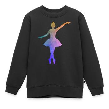Ballet Dance Class Gift Dance Dancer Ballerina - Kids Premium Organic Sweatshirt - black - Front - AI Model Kid Female (0cm)
