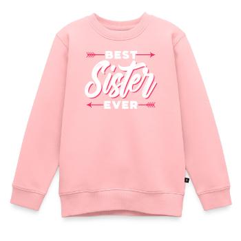 Beste Schwester Aller Zeiten Freund Schwestern - Kinder Premium Organic Sweatshirt - Rosa - Vorne - AI Model Kid Female (0cm)
