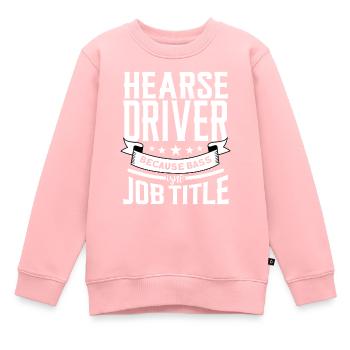 Lustiges Leichenwagenfahrer Spruch Geschenk - Kinder Premium Organic Sweatshirt - Rosa - Vorne - AI Model Kid Female (0cm)