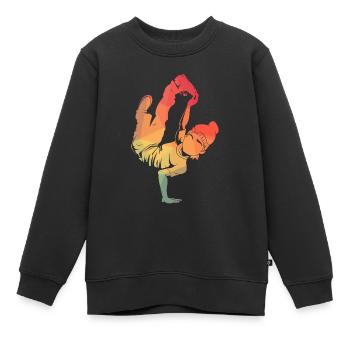 Hip Hop breakdance Dance - Kinder Premium Organic Sweatshirt - Schwarz - Vorne - AI Model Kid Female (0cm)