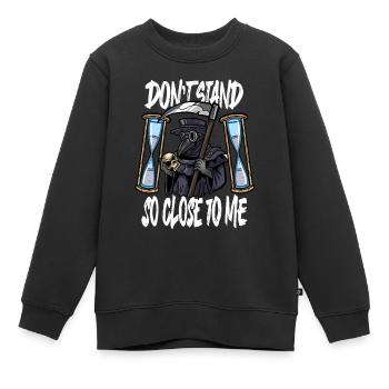 Seuchendoktor-Outfit Seuchendoktor-Maske Medikamente - Kinder Premium Organic Sweatshirt - Schwarz - Vorne - AI Model Kid Female (0cm)