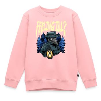 Seuchendoktor-Outfit Seuchendoktor-Maske Medikamente - Kinder Premium Organic Sweatshirt - Rosa - Vorne - AI Model Kid Female (0cm)