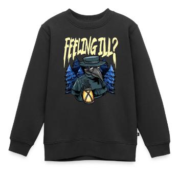 Seuchendoktor-Outfit Seuchendoktor-Maske Medikamente - Kinder Premium Organic Sweatshirt - Schwarz - Vorne - AI Model Kid Female (0cm)