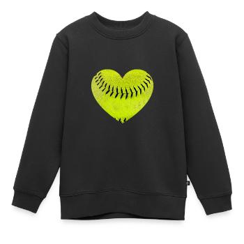 Aimez-vous - Sweat Premium enfant bio - noir - Devant - AI Model Kid Female (0cm)