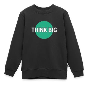 Voyez grand, voyez grand - Sweat Premium enfant bio - noir - Devant - AI Model Kid Female (0cm)