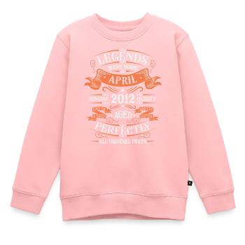 MILLÉSIME AVRIL 2012 ÉDITION LIMITÉE - Sweat Premium enfant bio - rose - Devant - AI Model Kid Female (0cm)
