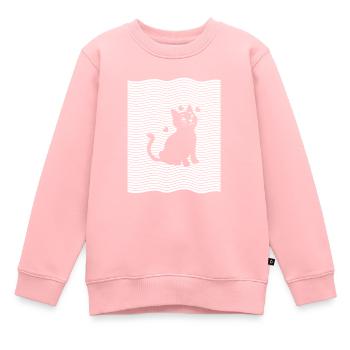 CHATON - Sweat Premium enfant bio - rose - Devant - AI Model Kid Female (0cm)