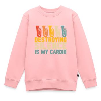 Tuba tuba player - Kids Premium Organic Sweatshirt - rose - Front - AI Model Kid Female (0cm)