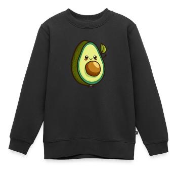Avocado - Kinder Premium Organic Sweatshirt - Schwarz - Vorne - AI Model Kid Female (0cm)