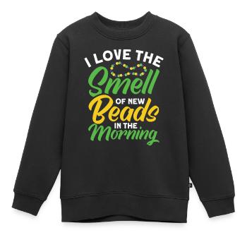 Beaded Beadwork Jeweller Jewellery Maker - Kids Premium Organic Sweatshirt - black - Front - AI Model Kid Female (0cm)