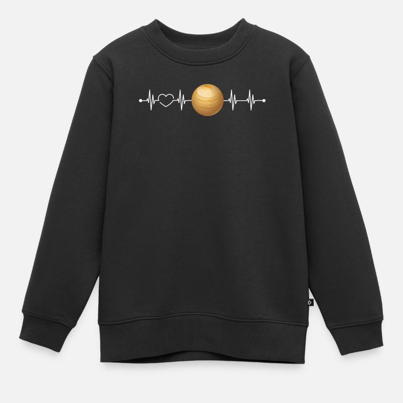 Vénus - Sweat Premium enfant bio - noir