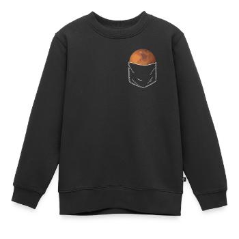Mars - Kinder Premium Organic Sweatshirt - Schwarz - Vorne - AI Model Kid Female (0cm)