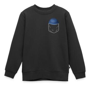 Neptun - Kinder Premium Organic Sweatshirt - Schwarz - Vorne - AI Model Kid Female (0cm)