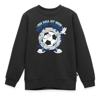 Fußball Dab Kinder Fußballspieler Sprüche - Kinder Premium Organic Sweatshirt - Schwarz - Vorne - AI Model Kid Female (0cm)