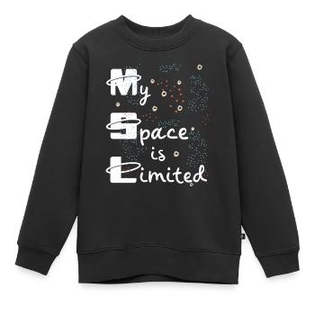 Mein Raum ist Klein - Kinder Premium Organic Sweatshirt - Schwarz - Vorne - AI Model Kid Female (0cm)