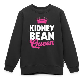Kidney Bohnen - Kinder Premium Organic Sweatshirt - Schwarz - Vorne - AI Model Kid Female (0cm)