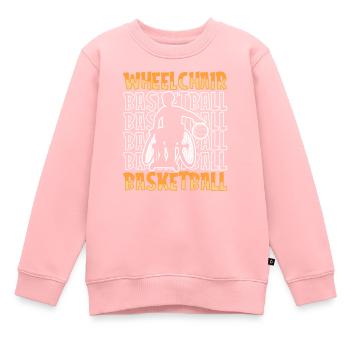 Basketball Basketball Player Cool - Sweat Premium enfant bio - rose - Devant - AI Model Kid Female (0cm)