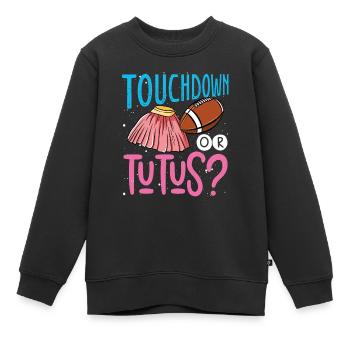 Touchdown Oder Tutus - Kinder Premium Organic Sweatshirt - Schwarz - Vorne - AI Model Kid Female (0cm)