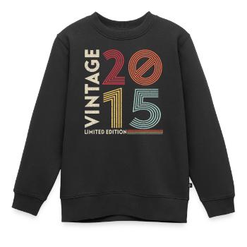 Old School 2015 - Kinder Premium Organic Sweatshirt - Schwarz - Vorne - AI Model Kid Female (0cm)