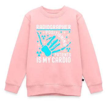 Radiologie Radiologe - Kinder Premium Organic Sweatshirt - Rosa - Vorne - AI Model Kid Female (0cm)