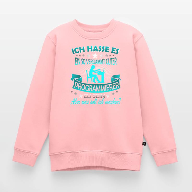 Programmierer IT Programmieren Geschenk Lustig Kinder Premium Organic Sweatshirt