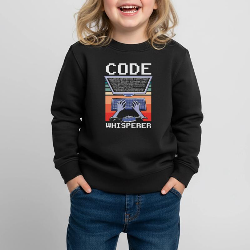 Code Flüsterer Programmierer Coding Coder Kinder Premium Organic Sweatshirt