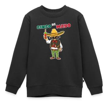 Celebration Bekleidung Cinco de Mayo Fiesta - Kinder Premium Organic Sweatshirt - Schwarz - Vorne - AI Model Kid Female (0cm)