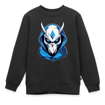 Joueur cool - Sweat Premium enfant bio - noir - Devant - AI Model Kid Female (0cm)