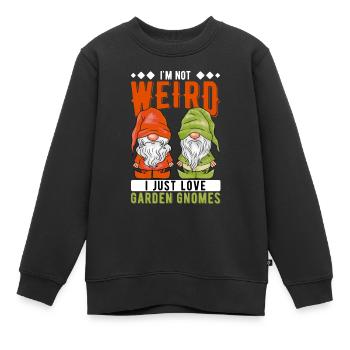 Nains de jardin Nains de jardin - Sweat Premium enfant bio - noir - Devant - AI Model Kid Female (0cm)