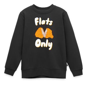 Nur Wohnungen - Kinder Premium Organic Sweatshirt - Schwarz - Vorne - AI Model Kid Female (0cm)