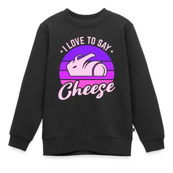 Photographie Photo Photographe Photographes! Photographes - Sweat Premium enfant bio - noir - Devant - AI Model Kid Female (0cm)