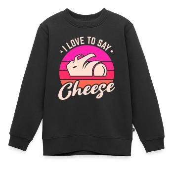 Photographie Photo Photographe Photographes! Photographes - Sweat Premium enfant bio - noir - Devant - AI Model Kid Female (0cm)