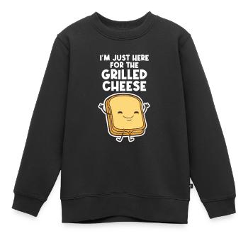 Sandwichs amusants pour les amateurs de sandwichs - Sweat Premium enfant bio - noir - Devant - AI Model Kid Female (0cm)