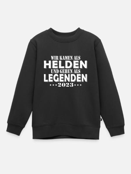 Abschlussklasse Abitur - Kinder Premium Organic Sweatshirt - Schwarz