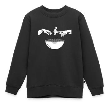 Bratwurst Griller BBQ Griller pour les vrais - Sweat Premium enfant bio - noir - Devant - AI Model Kid Female (0cm)
