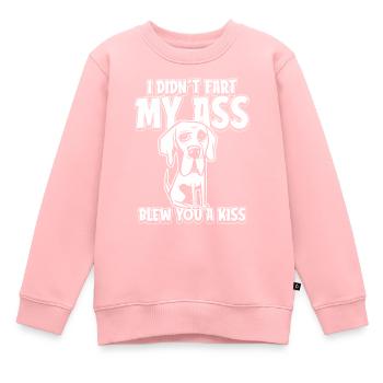 Deutsche Dogge - Kinder Premium Organic Sweatshirt - Rosa - Vorne - AI Model Kid Female (0cm)