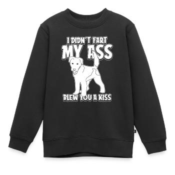 Terrier de blé - Sweat Premium enfant bio - noir - Devant - AI Model Kid Female (0cm)