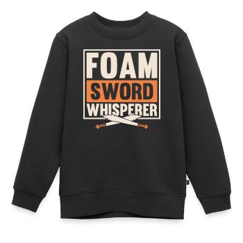 LARP Live-Action-Rollenspiel - Kinder Premium Organic Sweatshirt - Schwarz - Vorne - AI Model Kid Female (0cm)