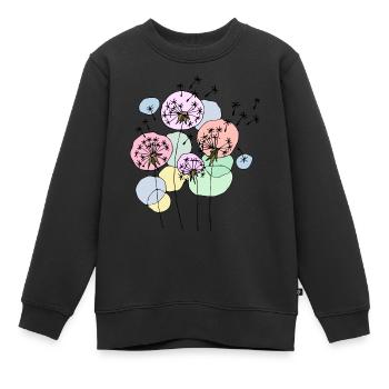 Löwenzahn - Kinder Premium Organic Sweatshirt - Schwarz - Vorne - AI Model Kid Female (0cm)