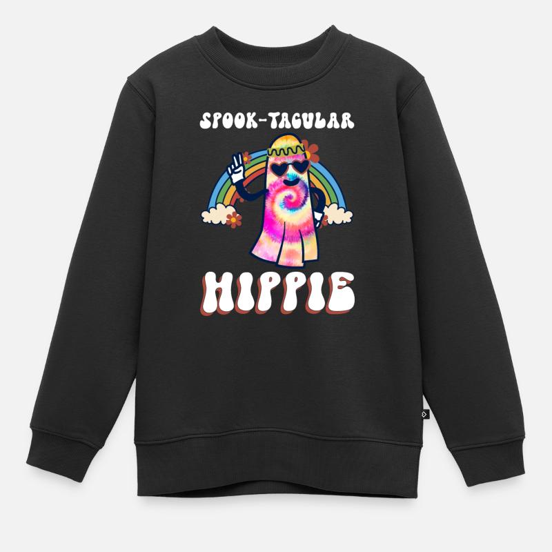 Spook-Tacular Hippie - Hippie-Halloween - Sweat Premium enfant bio - noir