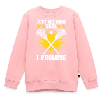 Lacrosse - Sweat Premium enfant bio - rose - Devant - AI Model Kid Female (0cm)