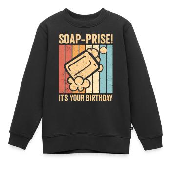 Lustige Seifenherstellung Seifenmacher - Kinder Premium Organic Sweatshirt - Schwarz - Vorne - AI Model Kid Female (0cm)