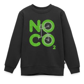 Kein CO2 - Kinder Premium Organic Sweatshirt - Schwarz - Vorne - AI Model Kid Female (0cm)