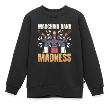 Fanfahrenzug Spielmannszug Wahnsinn - Kinder Premium Organic Sweatshirt - Schwarz - Vorne - AI Model Kid Female (0cm)