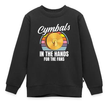 Fanfahrenzug Spielmannszug Becken - Kinder Premium Organic Sweatshirt - Schwarz - Vorne - AI Model Kid Female (0cm)
