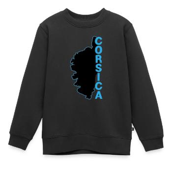 Korsika Wappen - Kinder Premium Organic Sweatshirt - Schwarz - Vorne - AI Model Kid Female (0cm)