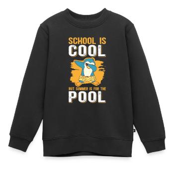 Sommerferien Ferien Schüler Schule Geschenk - Kinder Premium Organic Sweatshirt - Schwarz - Vorne - AI Model Kid Female (0cm)